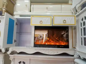 Royal TV Stand With Drawers and Electric Fireworks