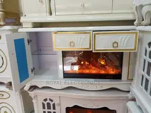 Standard Royal TV Stand With Drawers and Electric Fireworks