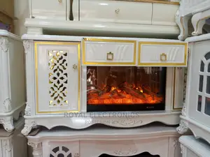 Best Quality Royal TV Stand+Drawers and Electric Fireworks