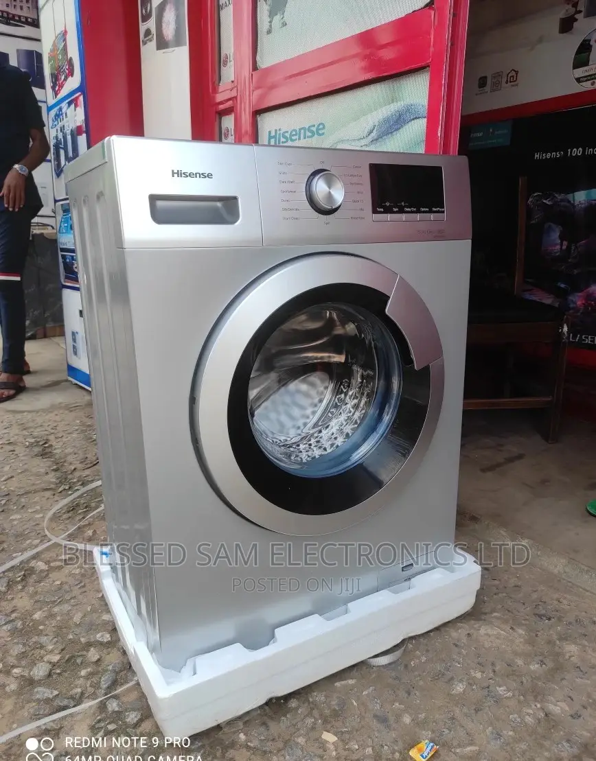 New Hisense 8KG Front Loader Automatic Washing Machine 1 Yrs
