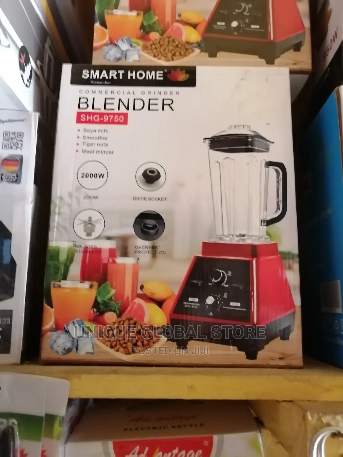 Smart Home Commercial Blender - 2000W - 2L