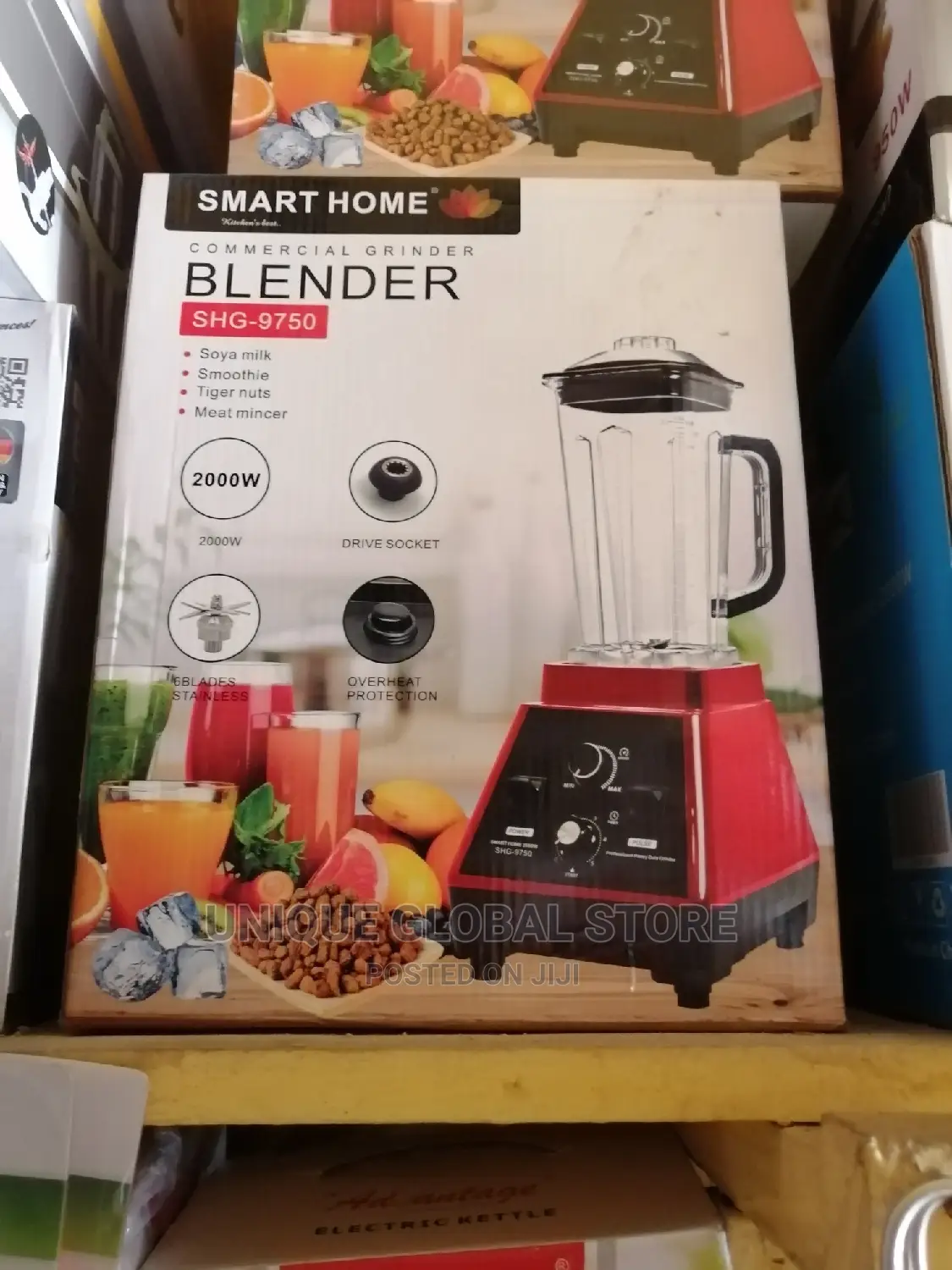 Smart Home Commercial Blender - 2000W - 2L