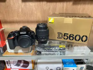 Nikon D5600 DSLR Camera With 18-55mm VR Lens - Black