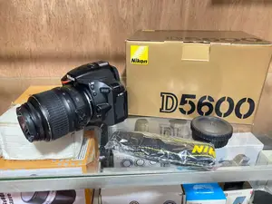 Nikon D5600 DSLR Camera With 18-55mm VR Lens - Black