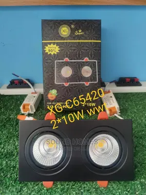 Tricolors Double Spot Lights Black Body