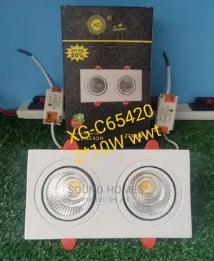 Tricolors Double Spot Lights White Body