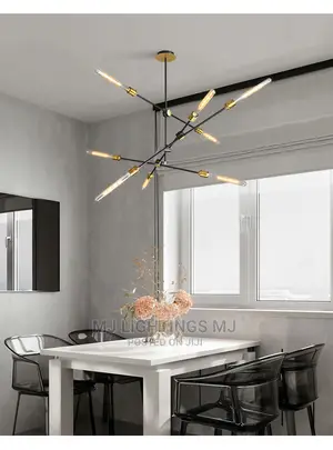 American Retro Industrial Wind Chandelier Light.