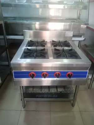 Industrial 4 Burna Gas Cooker Without Oven