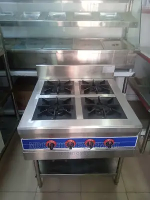 Industrial 4 Burna Gas Cooker Without Oven
