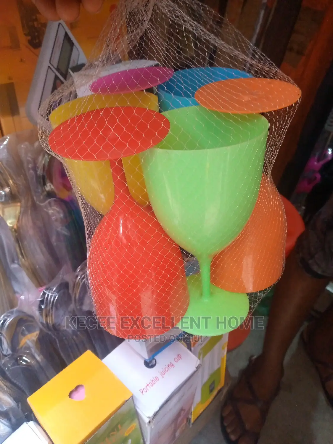 Multi-Purpose Plastic Cups - 6 Packs - Multicolour