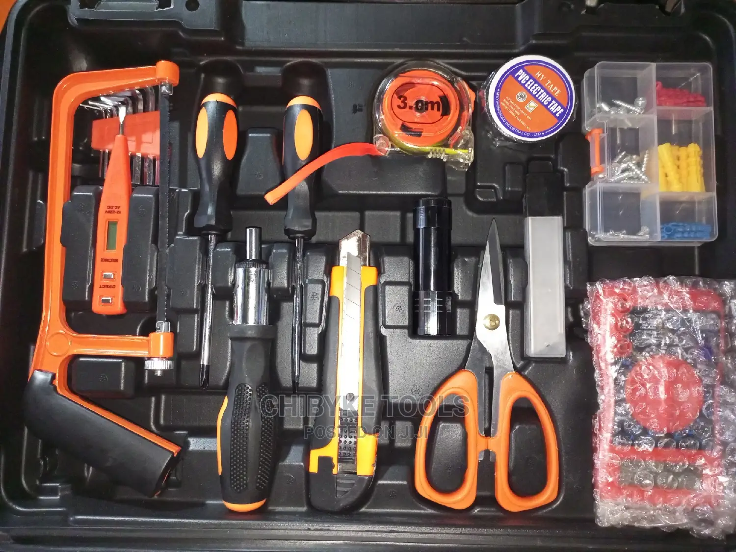 Tools Kit With Cordless Drill