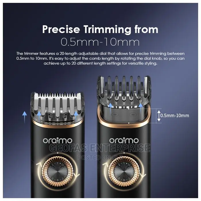 Oraimo 2classy Multifunctional Digital Display Smart Trimmer