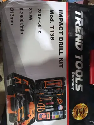 Tools Kit With 13mm Electric Drill Machine