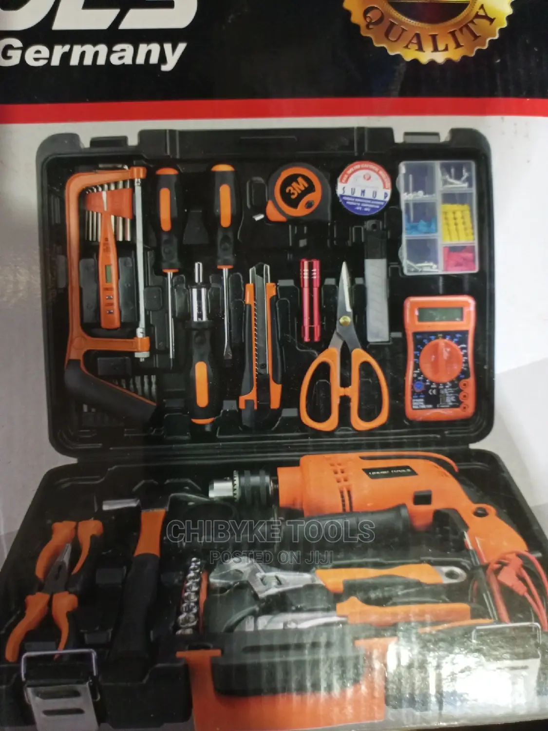 Tools Kit With 13mm Electric Drill Machine