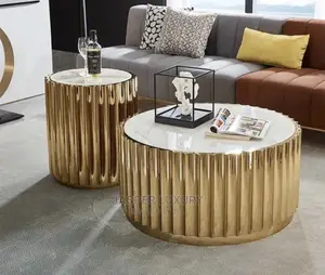 Amazing Mabel Top Center Table and Side Stool