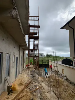 External Metal Staircases With Handrails