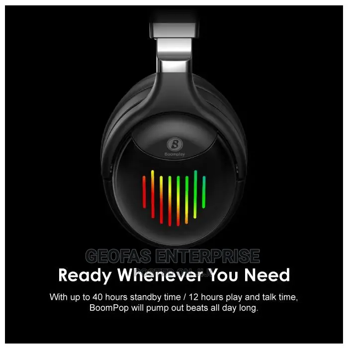 Oraimo Boompop Over Ear Bluetooth Wireless Earphone