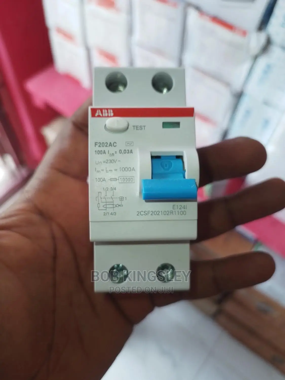 100A 2pole Elcb Abb