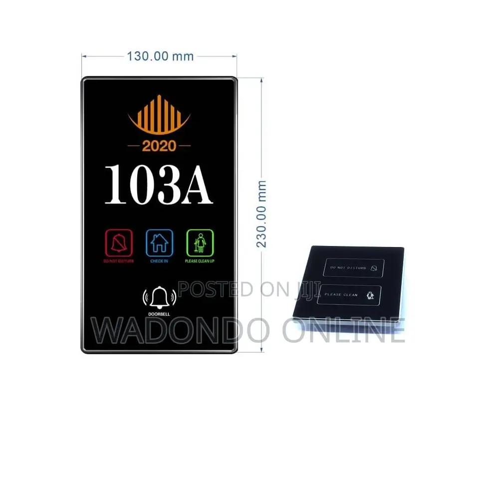 Door Plate Number With Switch DND System