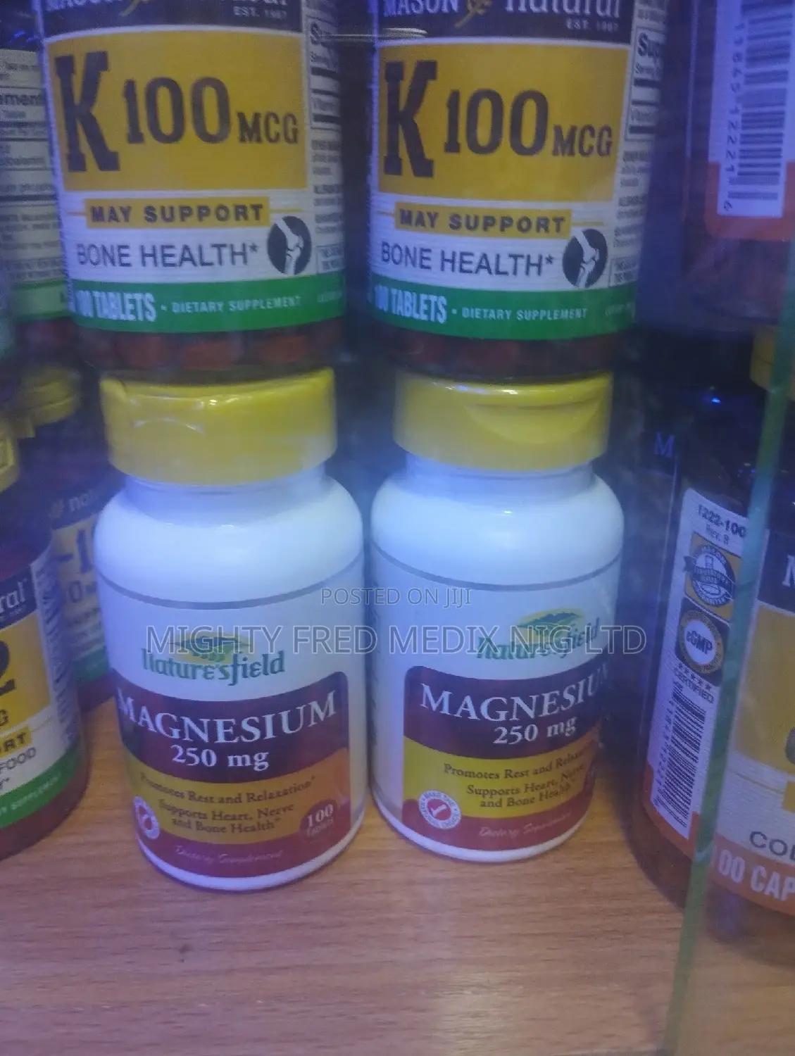 Nature's Field Magnesium 250mg