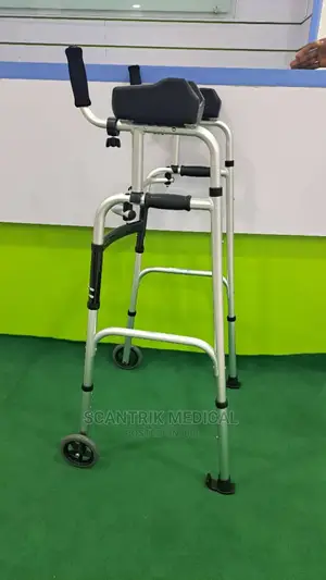 Aluminum Wheels Walking Frame With Hand Brake