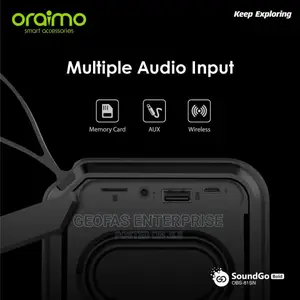 Oraimo Soundgo Portable Wireless Bluetooth Speaker