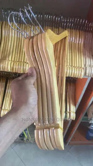 New Packs Of Wooden Hangers