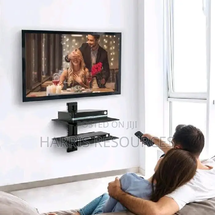 DVD Wall Hanger With Double Shelf