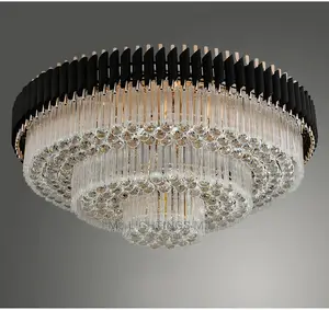 Black Crystal Chandelier For Living Room Dining Room.