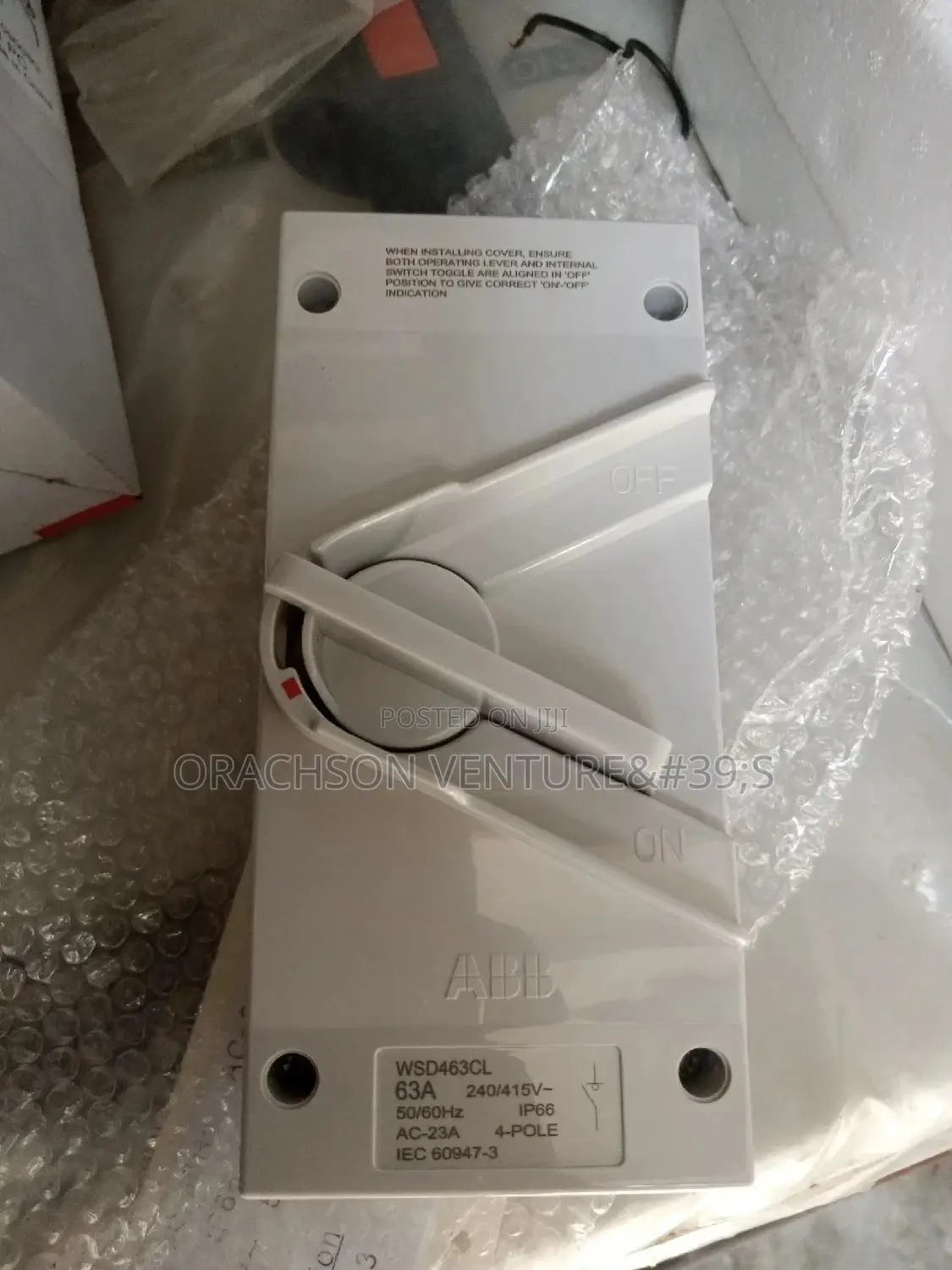 63amps 4pole Isolator Switch ABB