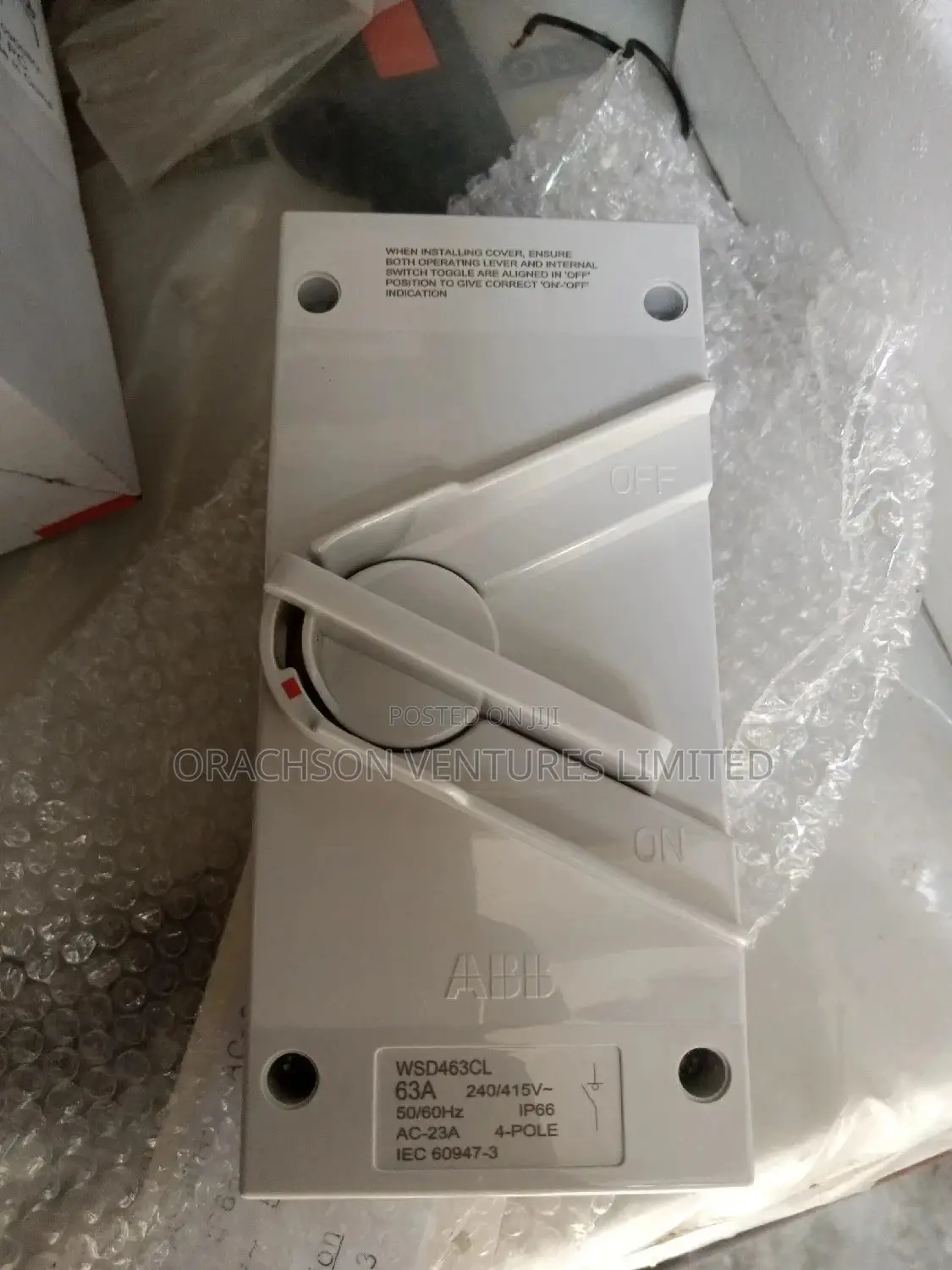 63amps 4pole Isolator Switch ABB