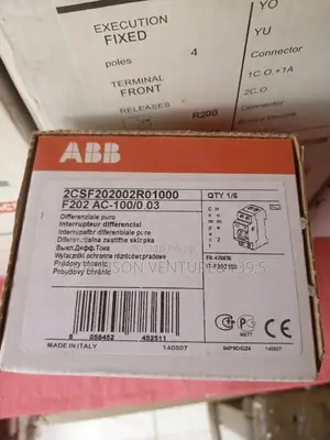 100amps 2pole Elcb ABB