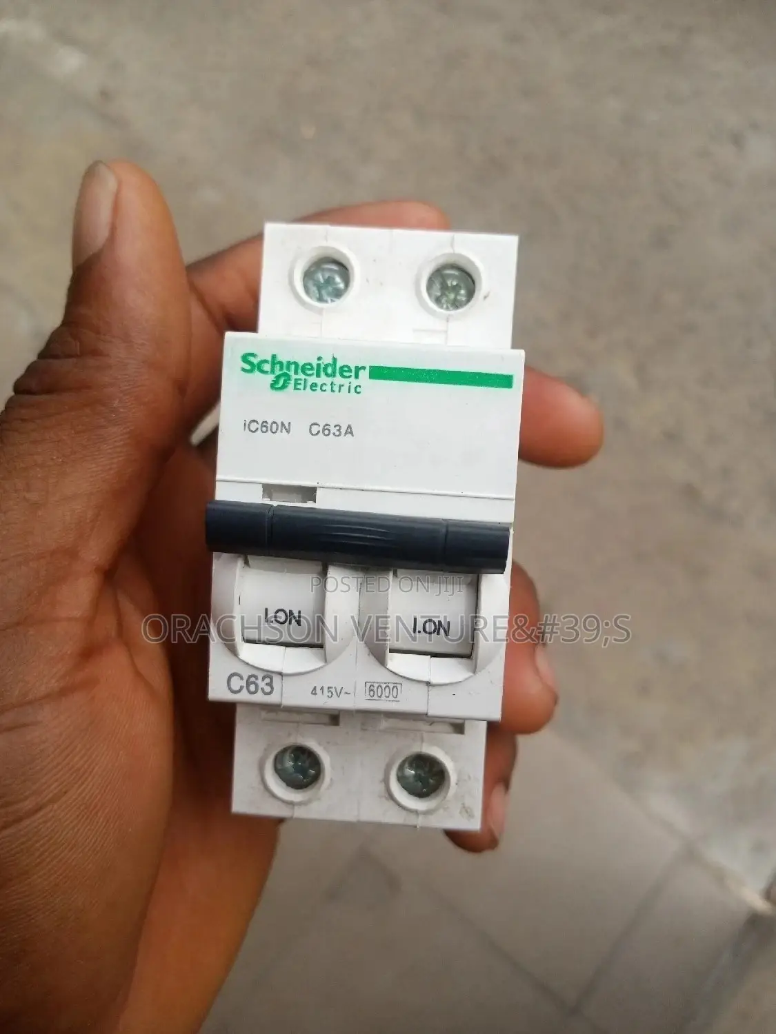 63amps 2pole MCB Schneider