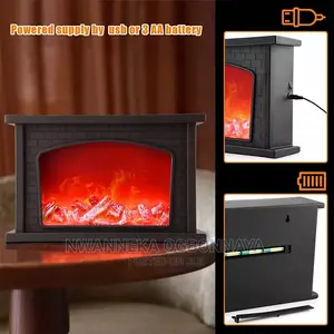 LED Flame Lantern Lamp Simulation Flame Fireplace