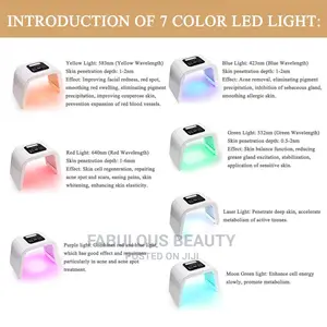 7 Colours Led Therapy Mask Skin Care Machine.