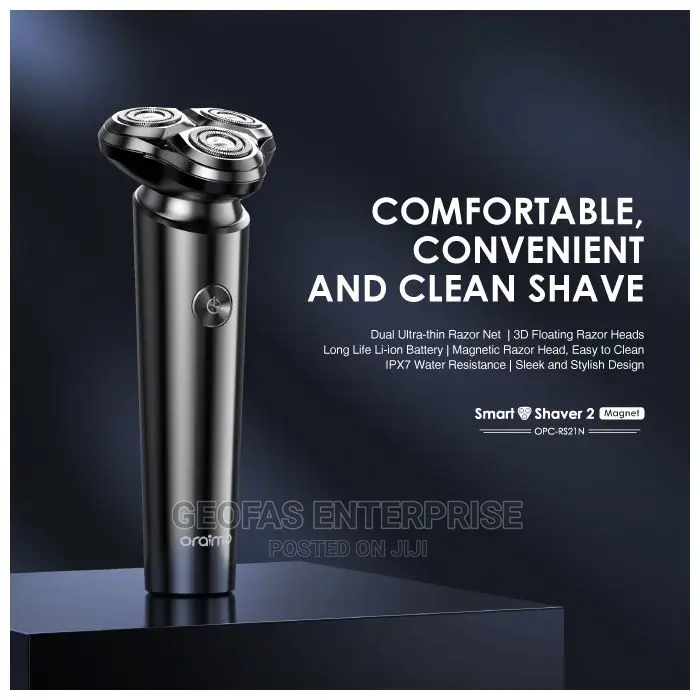 Oraimo Magnet 2 Water Resistance Electric Rotary Smartshaver