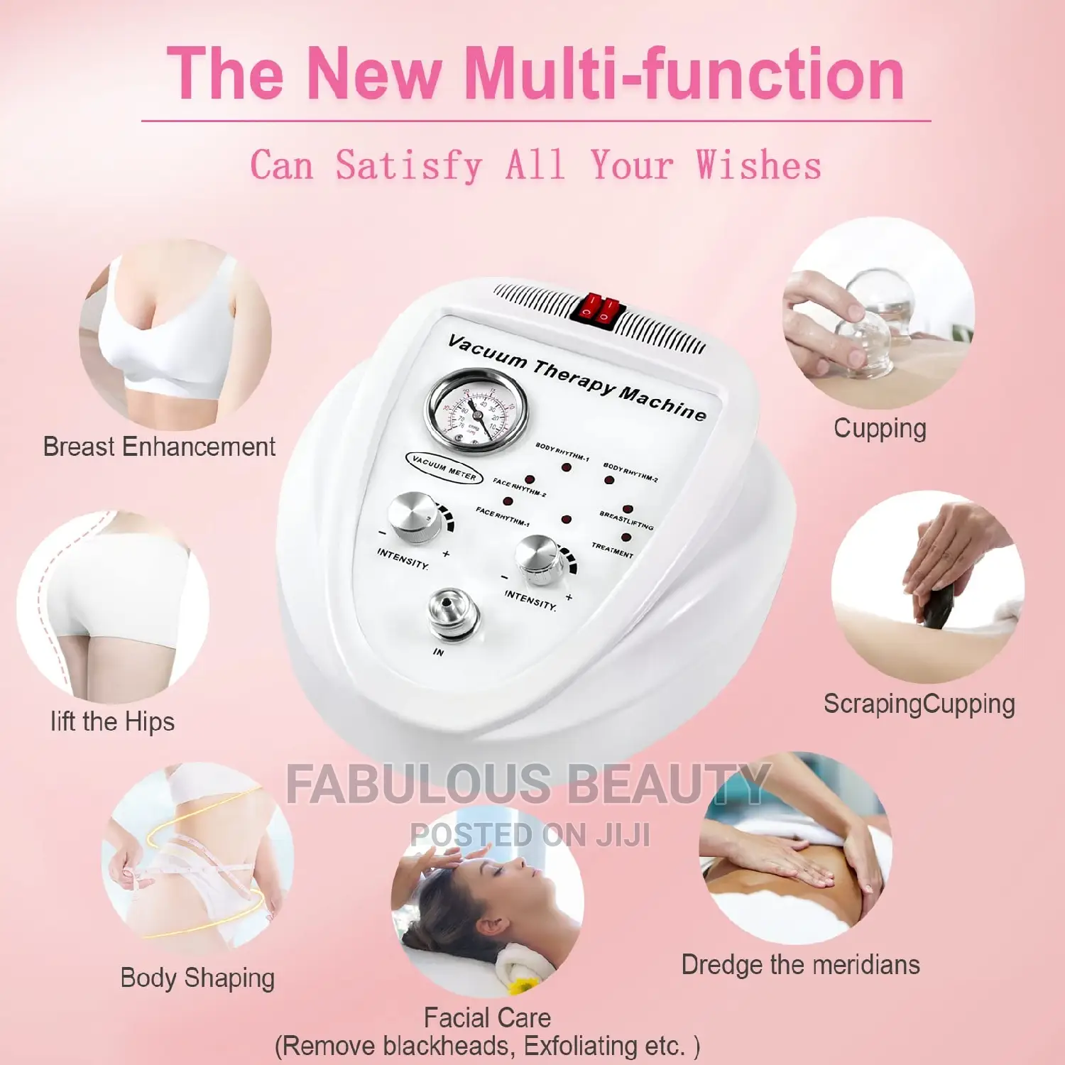 Vacuum Therapy Machine, Multifunctional Cupping,