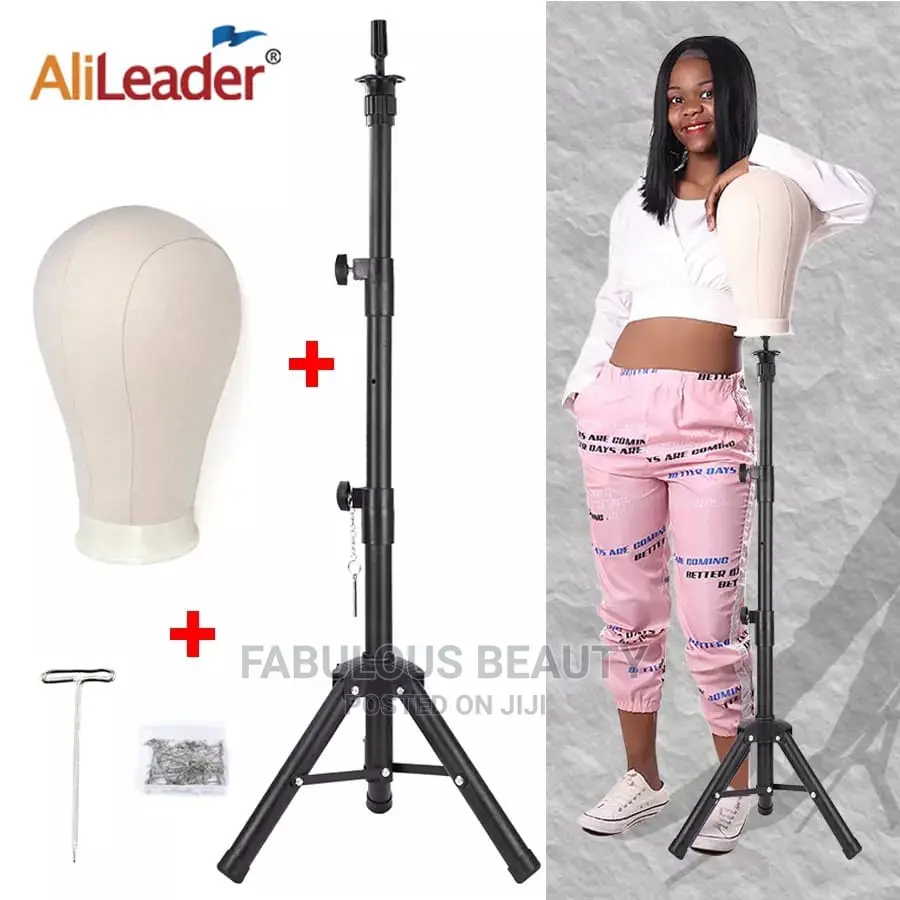 55 Inch Wig Stand Tripod Mannequin Head Stand.
