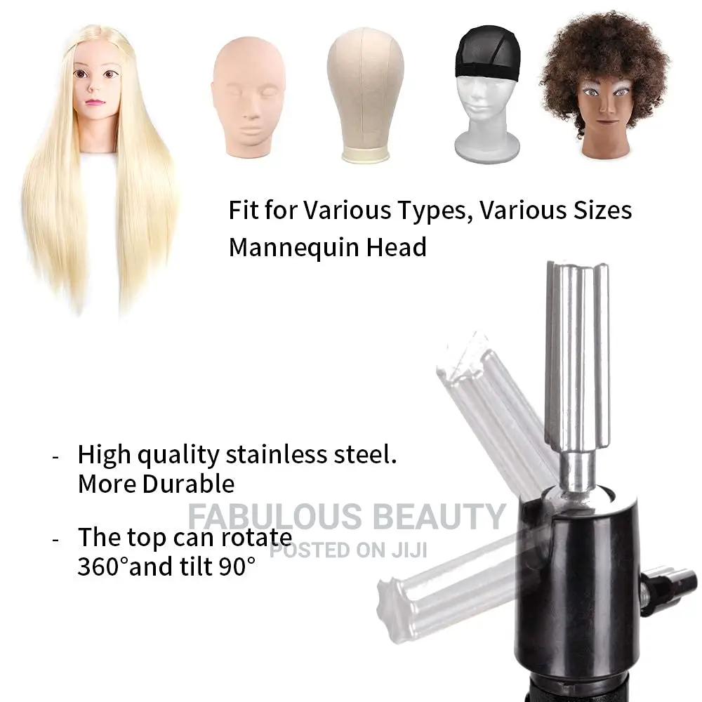 55 Inch Wig Stand Tripod Mannequin Head Stand.