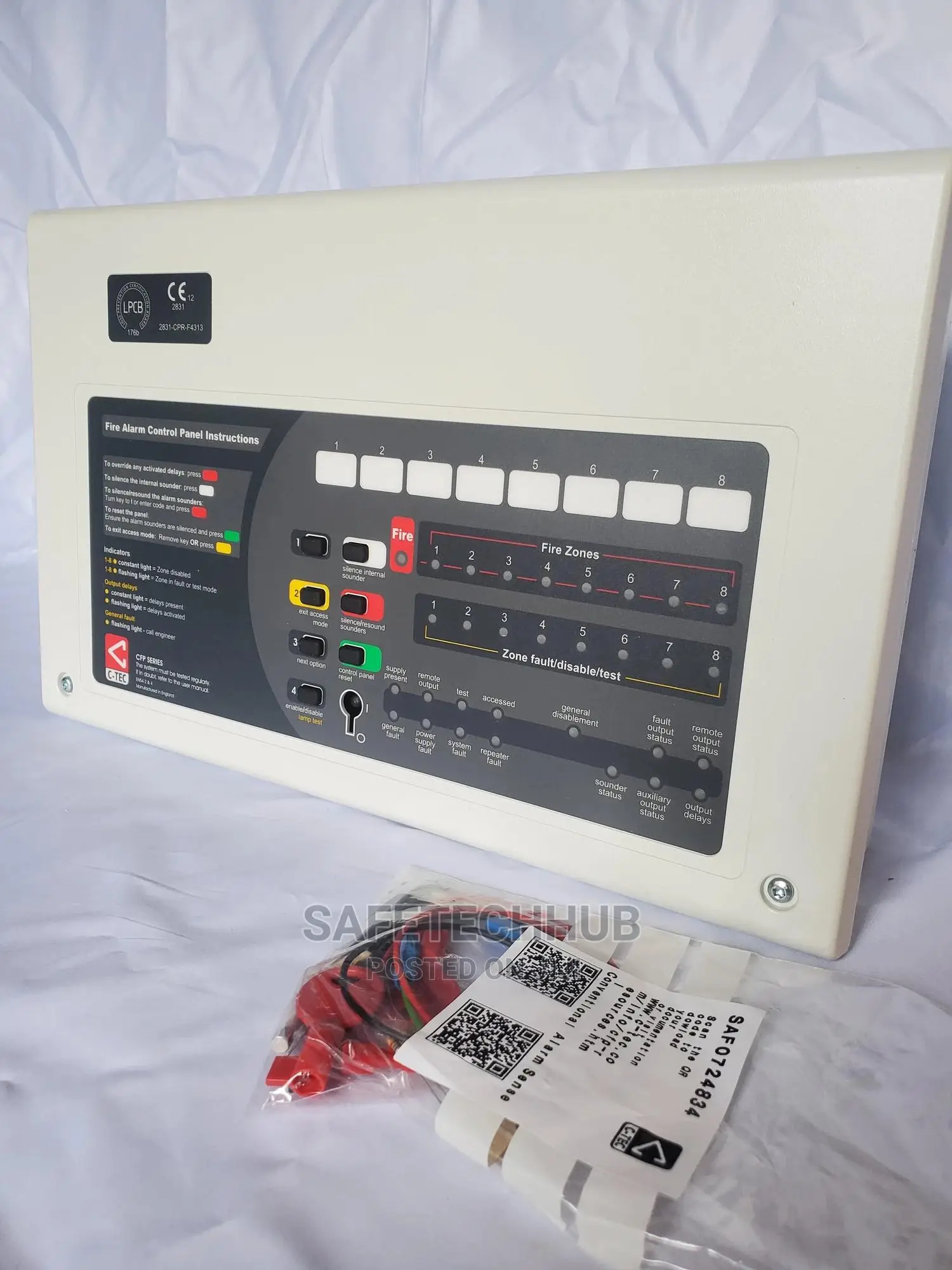 C-tec 4-zone Conventional Fire Alarm (Cfp704-4)