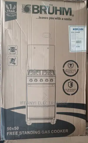 Bruhm Gas Cooker BGC 55401B