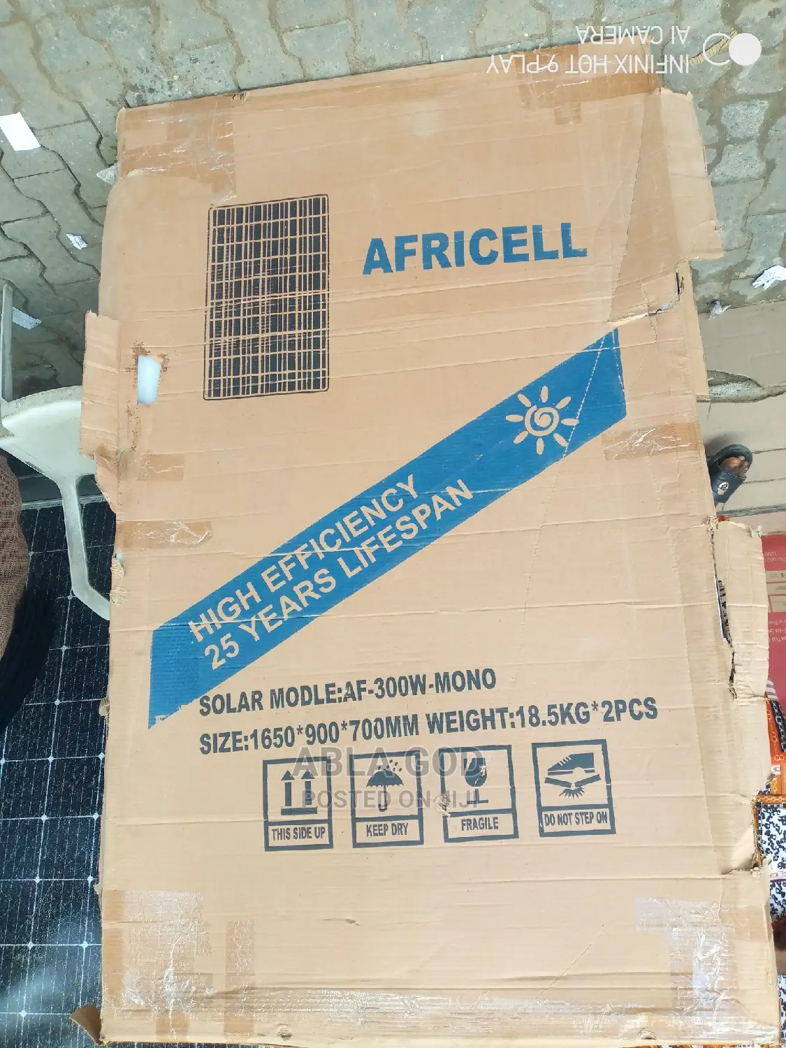 Africell 300watts Solar Panel High Efficiency