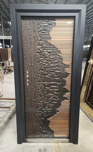 German Copper Cast Door