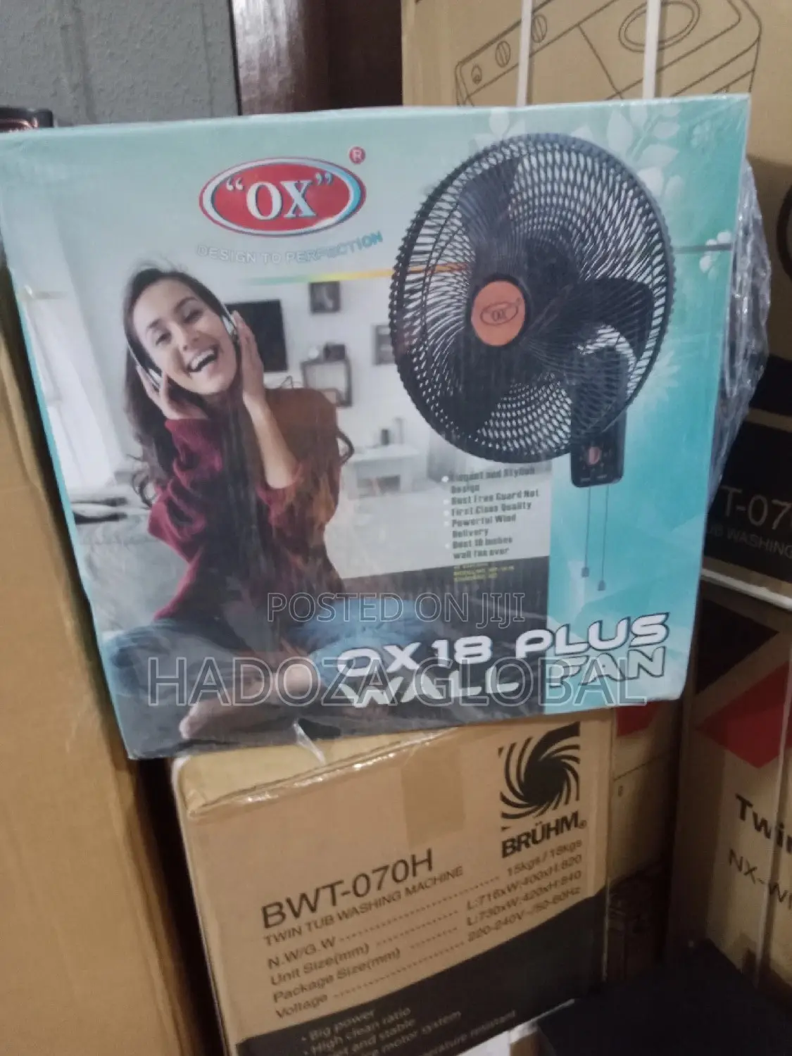Ox Wall Fan With Efficiency