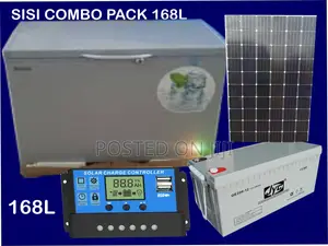 Bona 168l Ac Dc Solar Deep Freezer Combo