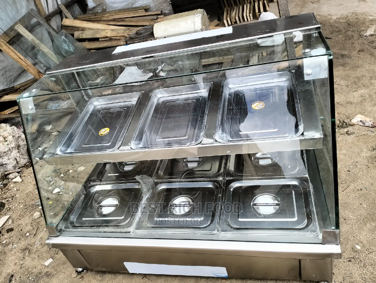 9 Plates Food Display Warmer