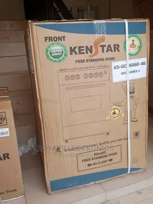 Standard Kenstar 60*60 Standing 4 Gas Burner With Oven