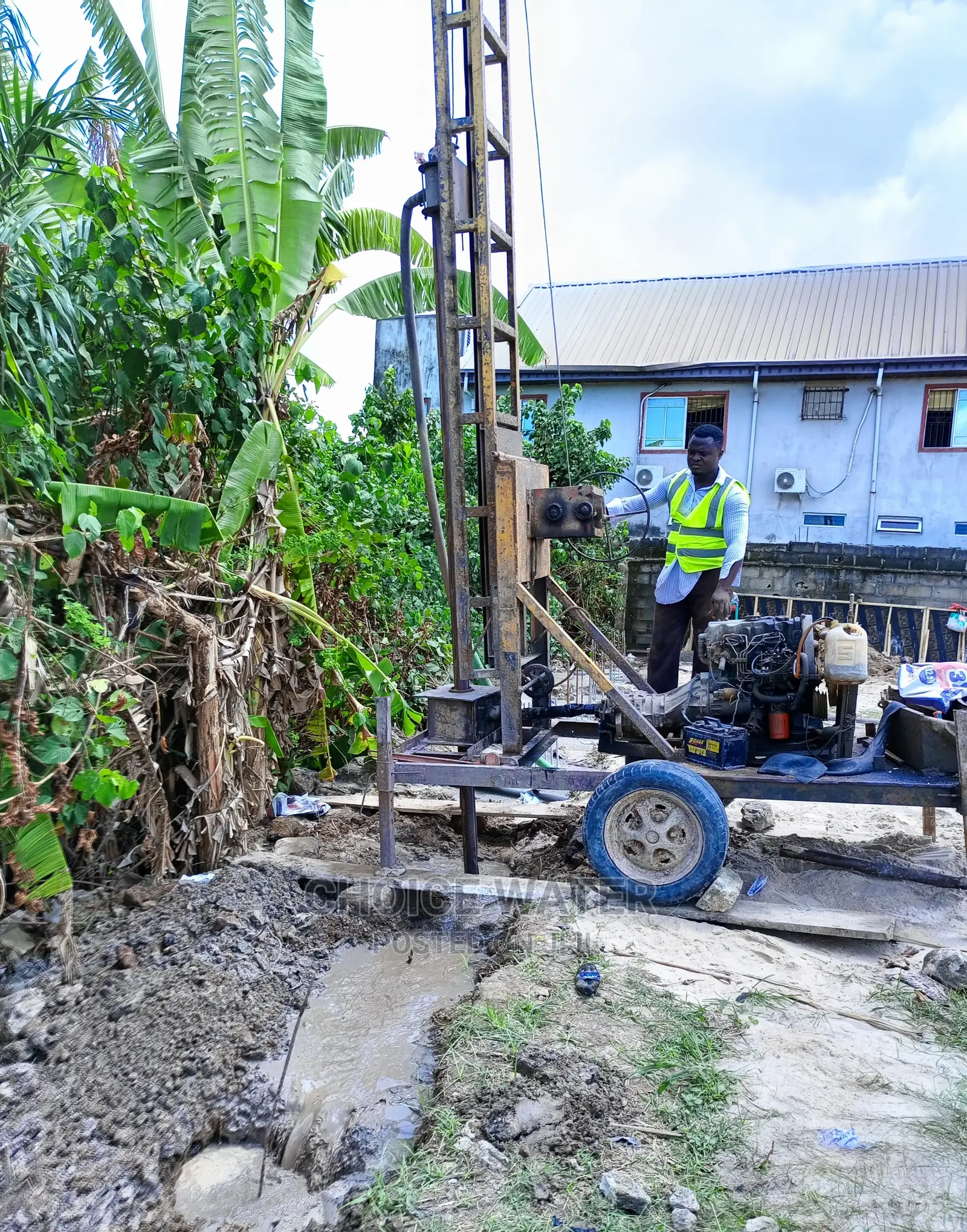 Drilling Work, Pilling, Borehole