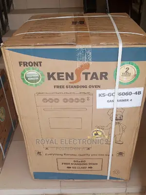Unique Quality Kenstar 60*60 Standing 4 Gas Burner+Oven