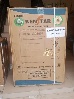 Unique Quality Kenstar 60*60 Standing 4 Gas Burner+Oven